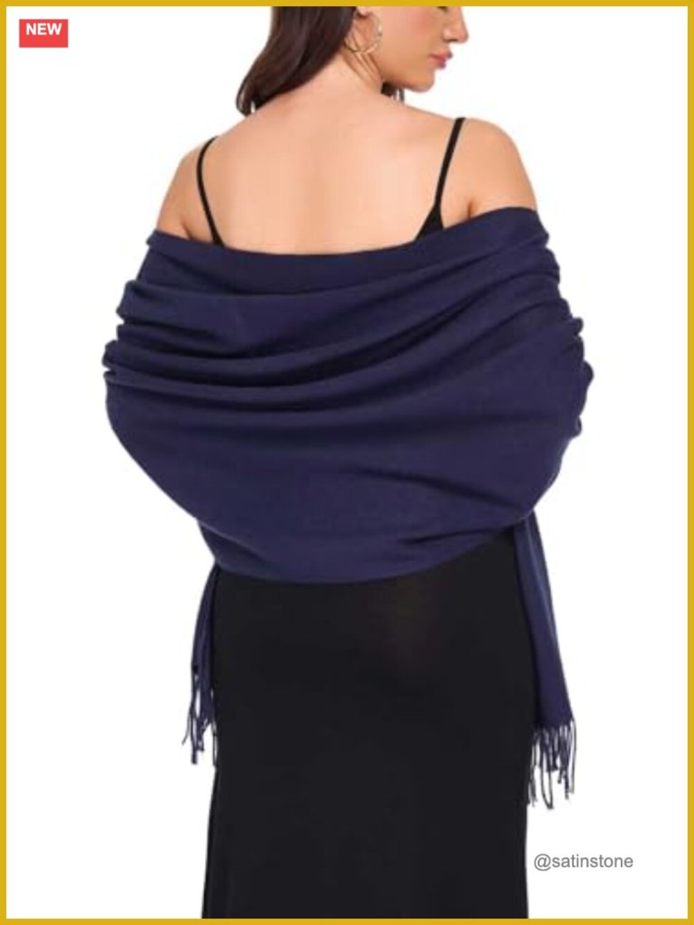 Pashmina Shawl Wraps for Women Evening Wedding Scarf Lightweight